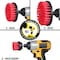 Drill Brush Power Scrubber By Useful Products 5 in W 5 in L Brush, Red R-S-542-QC-DB - alternate 7